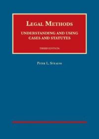Book Cover for Legal Methods by Peter L Strauss