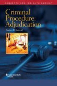 Book Cover for Criminal Procedure by Andrew D Leipold