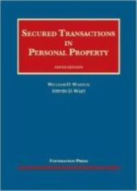 Book Cover for Secured Transactions in Personal Property by William D Warren, Steven D Walt