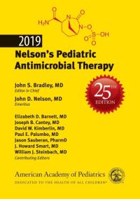 Book Cover for 2019 Nelson's Pediatric Antimicrobial Therapy by American Academy of Pediatrics