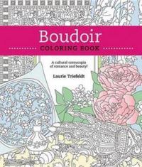 Book Cover for Boudoir Coloring Book by Laurie Triefeldt