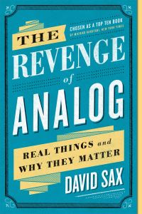Book Cover for The Revenge of Analog by David Sax