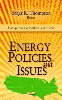 Book Cover for Energy Policies and Issues by Edgar R Thompson