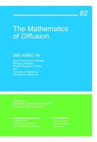 Book Cover for The Mathematics of Diffusion by WM Ni