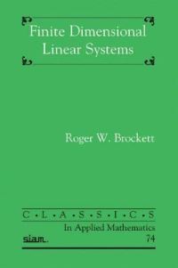 Book Cover for Finite Dimensional Linear Systems by Roger W Brockett