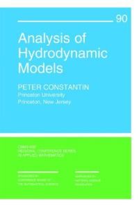Book Cover for Analysis of Hydrodynamic Models by P. Constantin