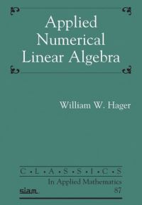 Book Cover for Applied Numerical Linear Algebra by William W Hager