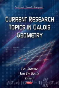 Book Cover for Current Research Topics on Galois Geometry by Leo Storme, Jan de Beule