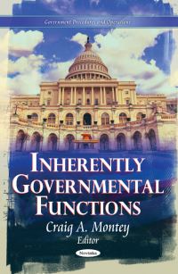 Book Cover for Inherently Governmental Functions by Craig A Montey