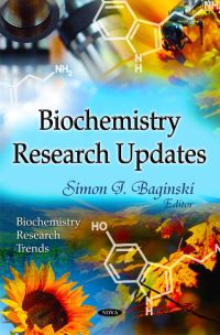 Book Cover for Biochemistry Research Updates by Simon J. Baginski