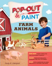 Book Cover for Pop-Out & Paint Farm Animals by Cindy A Littlefield