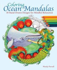 Book Cover for Coloring Ocean Mandalas by Wendy Piersall