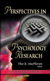Book Cover for Perspectives in Psychology Research by Theo R. MacPherson
