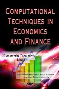 Book Cover for Computational Techniques in Economics and Finance by Constantin Zopounidis