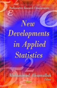 Book Cover for New Developments in Applied Statistics by M Ahsanullah