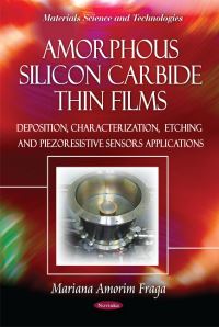 Book Cover for Amorphous Silicon Carbide Thin Films by Mariana Amorim Fraga