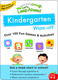 Book Cover for Let's Leap Ahead Kindergarten Wipe-Off by Alex A Lluch