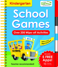 Book Cover for Let's Leap Ahead Kindergarten School Games by Alex A Lluch