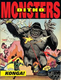 Book Cover for Ditko Monsters. Konga by Joe Gill
