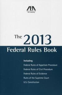 Book Cover for The 2013 Federal Rules Book by American Bar Association