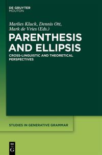 Book Cover for Parenthesis and Ellipsis by Marlies Kluck, Dennis Ott, Mark de Vries
