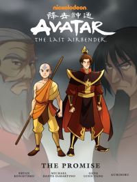 Book Cover for Avatar, the Last Airbender. The Promise by Gene Luen Yang, Michael Heisler, Bryan Konietzko, Michael Dante DiMartino, Nickelodeon Firm
