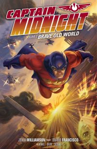 Book Cover for Captain Midnight. Volume 2 Brave Old World by Joshua Williamson