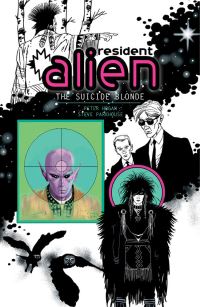 Book Cover for Resident Alien. The Suicide Blonde by Peter Hogan