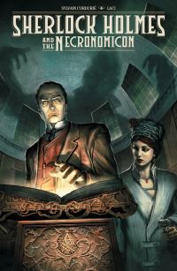 Book Cover for Sherlock Holmes and the Necronomicon by Sylvain Cordurié