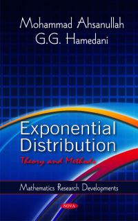 Book Cover for Exponential Distribution by Mohammad Ahsanullah, G G Hamedani