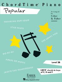 Book Cover for Chordtime Piano Popular - Level 2B by Nancy Faber, Randall Faber