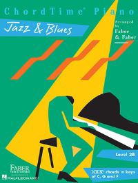 Book Cover for Chordtime Piano Jazz & Blues - Level 2B by Nancy Faber, Randall Faber