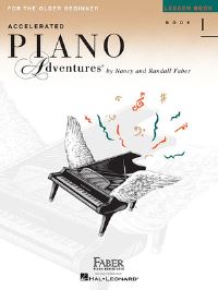 Book Cover for Accelerated Piano Adventures for the Older Beginner - Lesson Book 1 by Nancy Faber, Randall Faber
