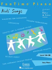 Book Cover for Funtime Piano Kids' Songs - Level 3A-3B by Nancy Faber, Randall Faber