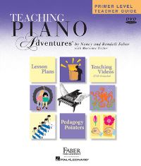 Book Cover for Teaching Piano Adventures, Primer Level Teacher Guide by Nancy Faber, Randall Faber