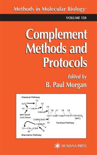 Book Cover for Complement Methods and Protocols by B Paul Morgan