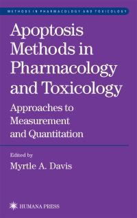 Book Cover for Apoptosis Methods in Pharmacology and Toxicology by Myrtle A Davis