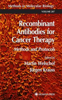 Book Cover for Recombinant Antibodies for Cancer Therapy by Martin Welschof, Jürgen Krauss