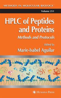 Book Cover for HPLC of Peptides and Proteins by MarieIsabel Aguilar