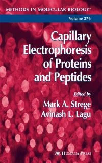 Book Cover for Capillary Electrophoresis of Proteins and Peptides by Mark A Strege, Avinash L Lagu