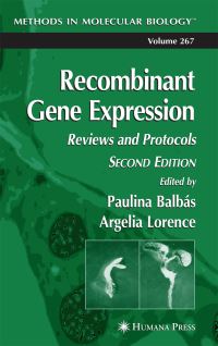 Book Cover for Recombinant Gene Expression by Paulina Balbas, Argelia Lorence