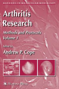 Book Cover for Arthritis Research by Andrew P Cope
