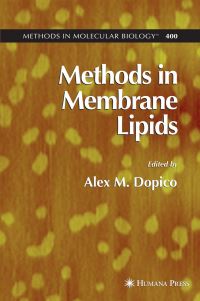 Book Cover for Methods in Membrane Lipids by Alex Dopico