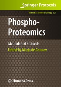 Book Cover for Phospho-Proteomics by Marjo de Graauw