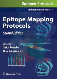 Book Cover for Epitope Mapping Protocols by Ulrich Reineke, Mike Schutkowski