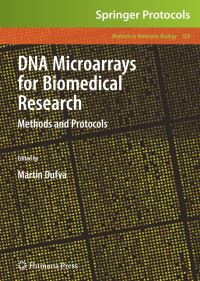 Book Cover for DNA Microarrays for Biomedical Research by Martin Dufva
