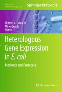 Book Cover for Heterologous Gene Expression in E.coli by Thomas C Evans, MingQun Xu