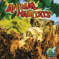 Book Cover for Animal Habitats by Julie Lundgren