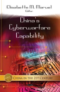 Book Cover for China's Cyberwarfare Capability by Elisabette M Marvel