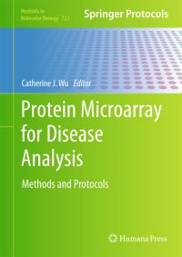 Book Cover for Protein Microarray for Disease Analysis by Catherine J Wu